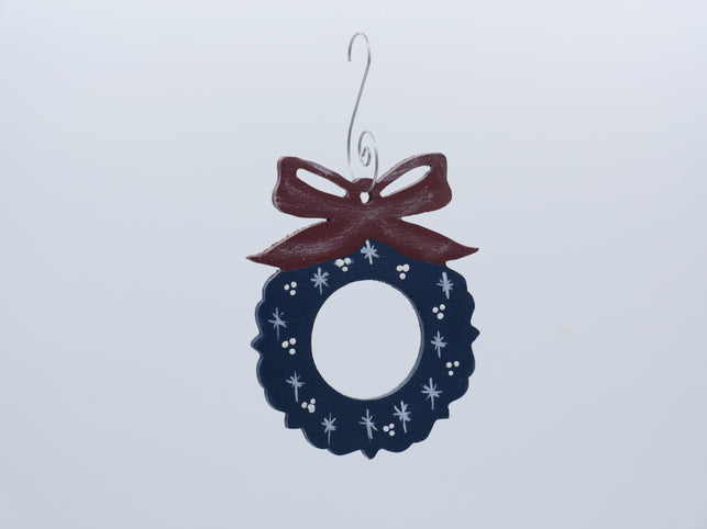 Painted Wreath Ornament